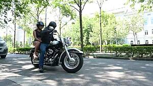 Wow, Adventurous Blonde Babe Kinuski Picked Up For Interracial Dp Threesome!