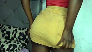 Dancing naked, moving big ass and opening it up