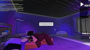 Suggestive Fucking Of Blonde Bimbo In Roblox Studio