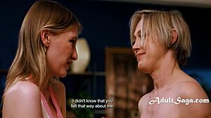 Dee Williams and Melody Marks Fuck Lick and Scissor as Lesbian Step Mom and Soul Mate