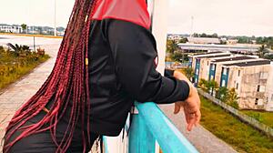 Morena Redhead With Huge Ass Fucks For Cash After I Offer 100 Bucks Outdoors