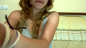 Cute Princess Touches Herself Deliciously in Father's Cabin