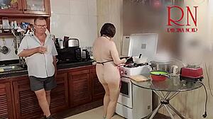 Morning chaos unfolds in kitchen comedy story