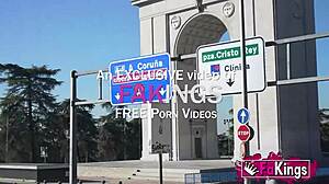 Elena de la vega curves flash hunting cock on public street ride