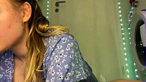 Close up fucking and squirt with big natural tits teen.