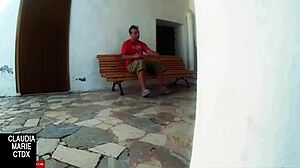 Punishing the fat woman with a massive cock thrust