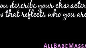 Sexy Redhead Reveals Big Tits in Backstage Lesbian Massage