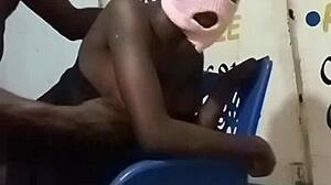 Skinny african teen slut loves rough hard fuck