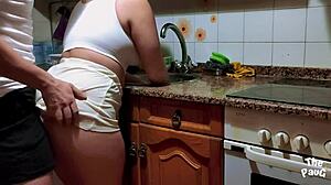 i took advantage of my step-daughter's big ass in shorts