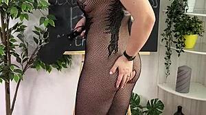 Explore sexual wellness through bdsm roleplay with mature teacher in lingerie and heels