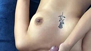 she sucks on your delicious balls in a homemade pov scene