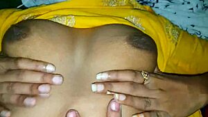 Desi village step sister and step brother enjoy a full night together in romantic setting.