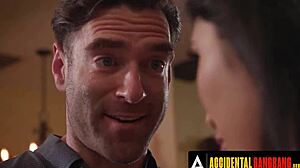 hey, wild penelope woods accidentally gets dp in that crazy gangbang with her husband and his coworkers