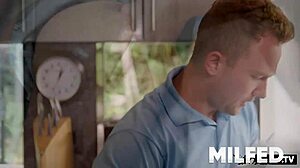 Heartbreaking sneaky sex with mother-in-law goes terribly wrong in kitchen