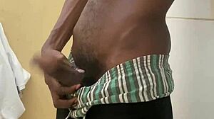 Busting Huge Nut On BBC In Public Toilet!