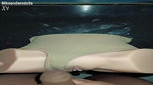 trailer candy in beige panties for vaginal scene