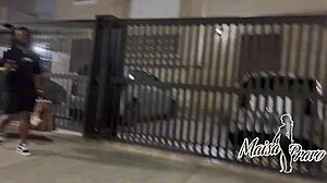 Watch me get fucked by BBC while cuckold watches in motel after fetching him home!