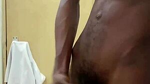 Busting Huge Nut On BBC In Public Toilet!