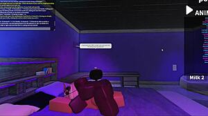 Suggestive Fucking Of Blonde Bimbo In Roblox Studio