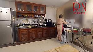 Morning chaos unfolds in kitchen comedy story
