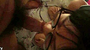 Blowjob scene with my girlfriend's aunt in detail