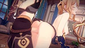 jean gets doggystyled in anime hentai style