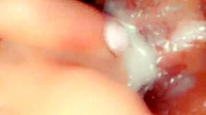 Slut's Creamy Wet Ass and Pussy Drip with Cum