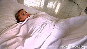 gynecologists examine my pussy with a vaginal speculum at gonzo2000, probing deep into my hairy vagina during the gyno exam