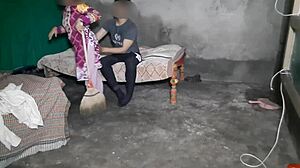 Hot and Sexy Maid Bent Over for Hard Doggystyle Fucking