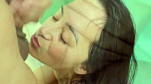 you seeing this fitness babe's oily big ass fucked in sheer red?