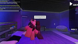 Suggestive Fucking Of Blonde Bimbo In Roblox Studio