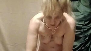 Look at this slave in tags, belt, uro, achieving orgasm!