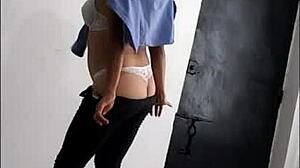 Social Worker Dances Seductively For A Raise In Homemade Fetish Roleplay