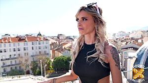 hey sophie you blonde coquine, ready to get wrecked by two stallions in mmf?