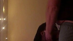 Homemade Amateur Ebony Woman Performs Intense Oral Sex on Black Man in Private Setting