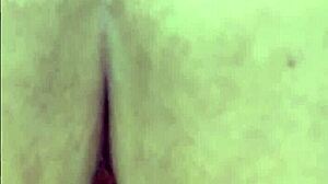 Madura Flashes Big Ass in Public Bathroom Tease