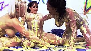 Huge Fake Tits Lesbian Fun