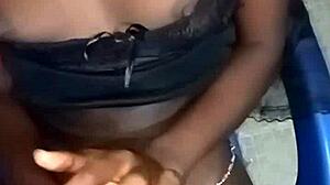 Skinny african teen slut loves rough hard fuck