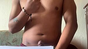 Masturbating alone with the house empty, whispers the amateur.