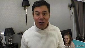 live cam teen pussy overflows with thick creampie load