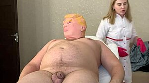 Intimate waxing session with donald t in a cozy hospital setting