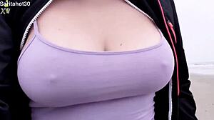 Rocío's Provocative Morning Walk in the Outdoors