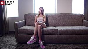 Target girl quits retail for asian blonde banana interracial sex bananafever amwf