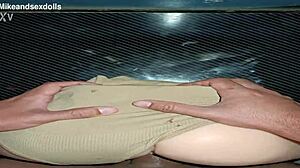 trailer candy in beige panties for vaginal scene