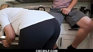 damn, this lucky guy gets milf hospitality with hardcore doggystyle pounding