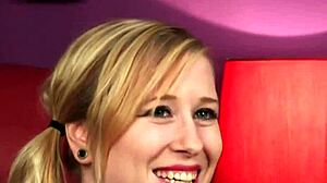 Naughty Stunner Gets Jizz Shot On Her Face Swallowing All The Ejaculate