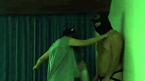 ballbusting session with kicking action