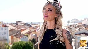 hey sophie you blonde coquine, ready to get wrecked by two stallions in mmf?