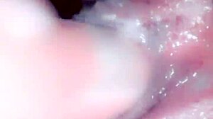 Slut's Creamy Wet Ass and Pussy Drip with Cum