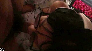 Blowjob scene with my girlfriend's aunt in detail